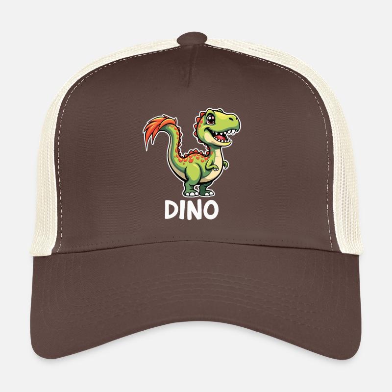 DINO - Trucker Cap - Braun/Beige