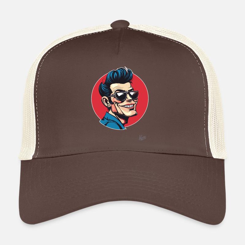 Type de musique rock de style rockabilly Casquette trucker 