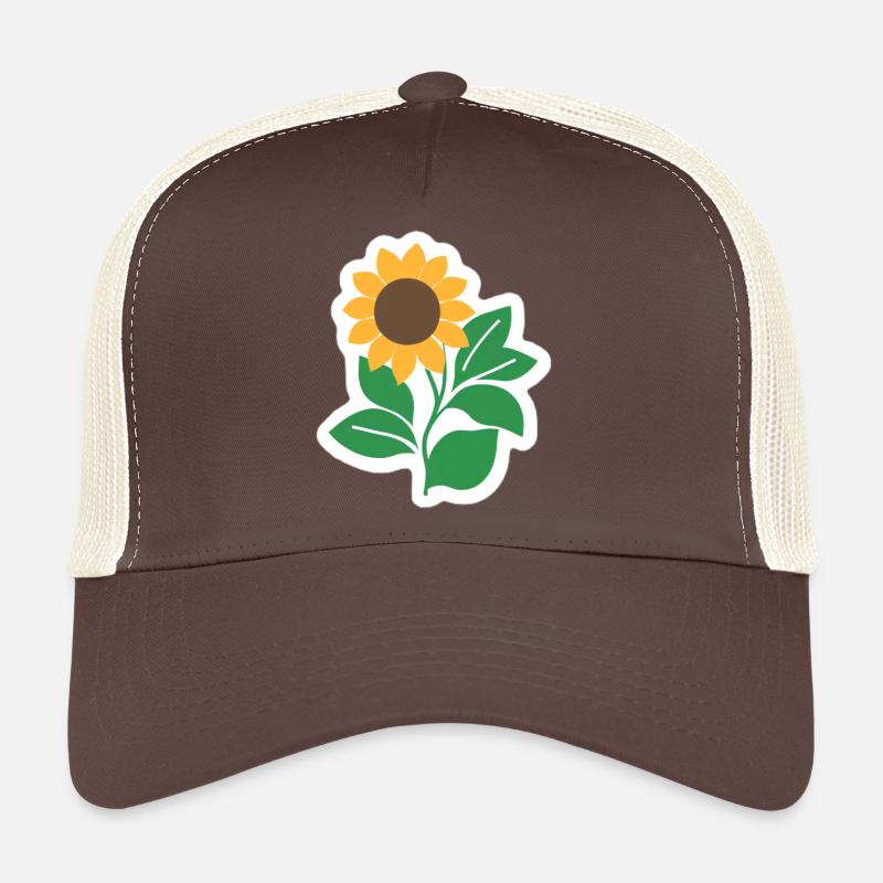 Sonnenblume - Trucker Cap - Braun/Beige