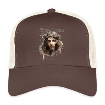Ecce homo - Trucker Cap - Braun/Beige - Vorne
