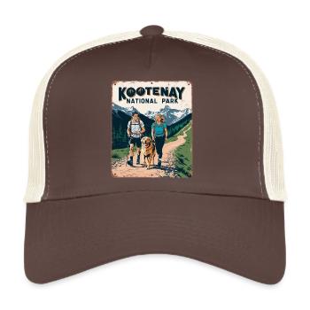 Parc national Kootenay Aventure Nature - Casquette trucker  - marron/beige - Devant