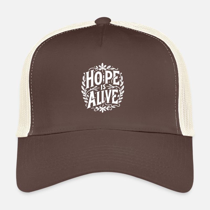 L’espoir est vivant Casquette trucker 