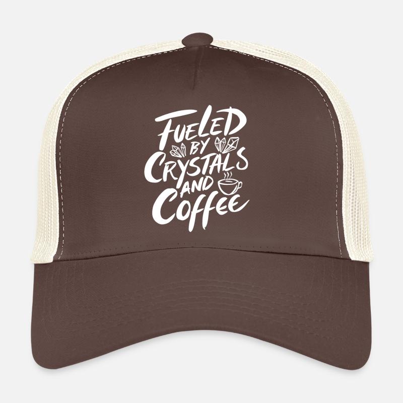 La force grâce aux cristaux et à la caféine Casquette trucker 