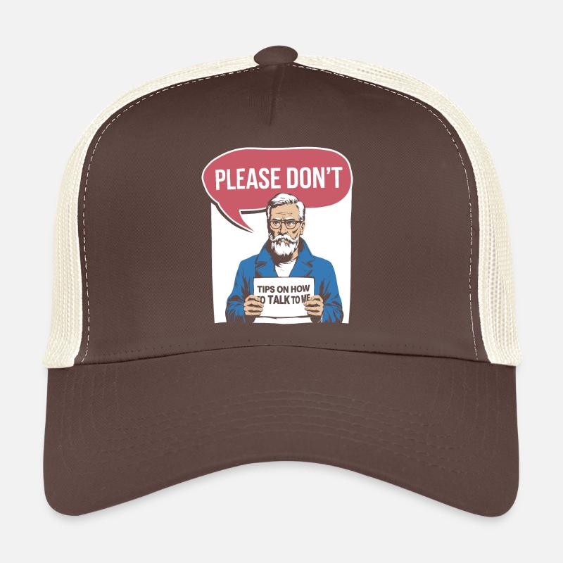 Silencieux et introverti Casquette trucker 