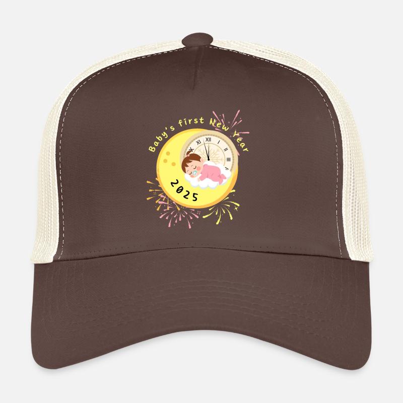 Erstes Neujahr des Kindes 2025 Mädchen Trucker Cap