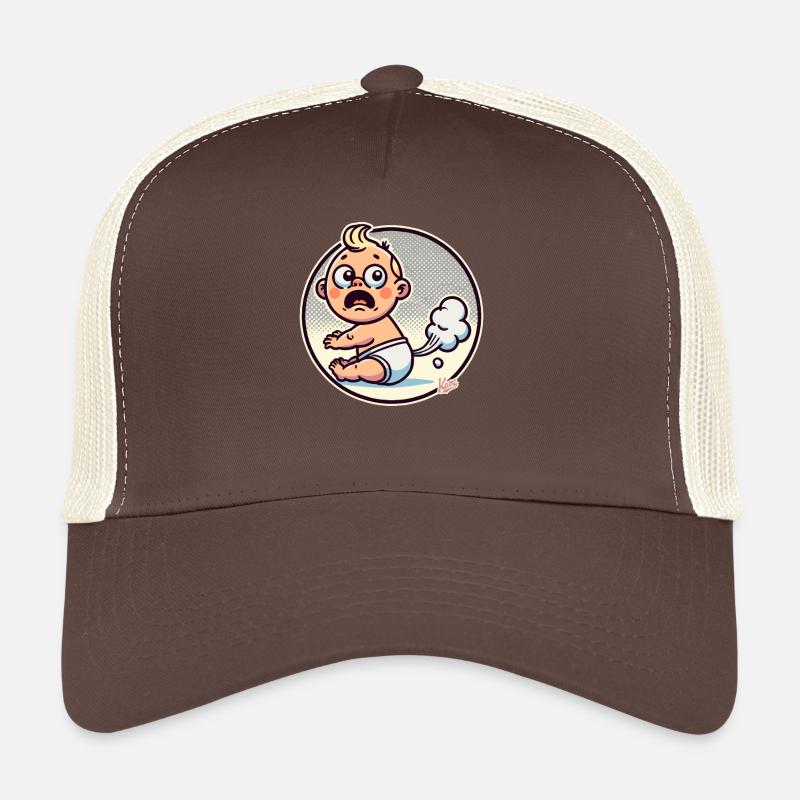 Surprise pour le bébé, son propre pet Casquette trucker 