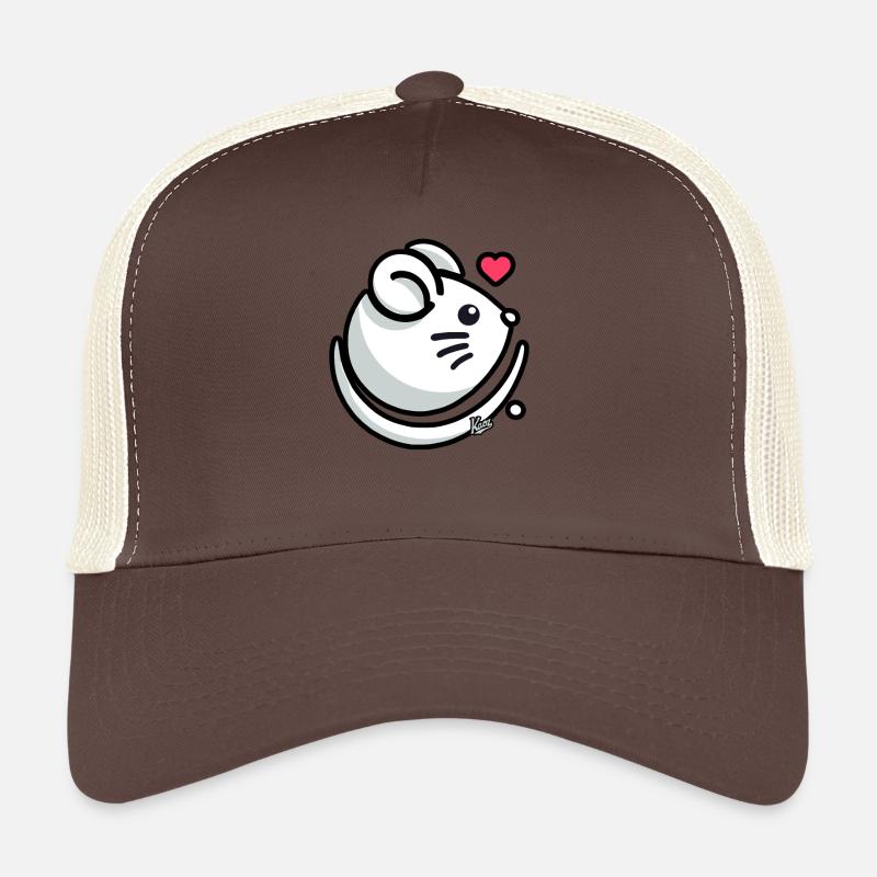 Love Heart and Mouse Trucker Cap