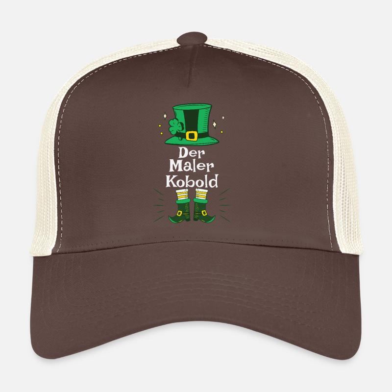 Chapeau de lutin pour peintres pour la Saint-Patrick Casquette trucker 