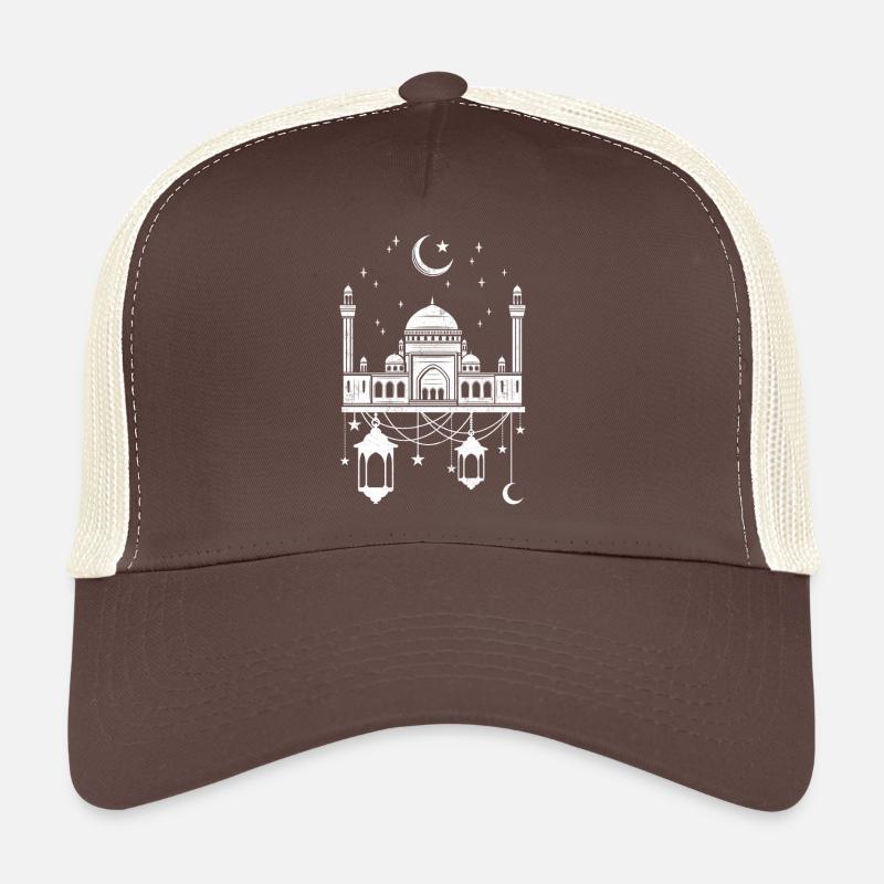 Moschee mit Halbmond Trucker Cap