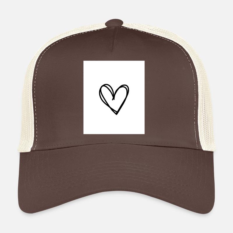 Canva3 - Trucker Cap - Braun/Beige