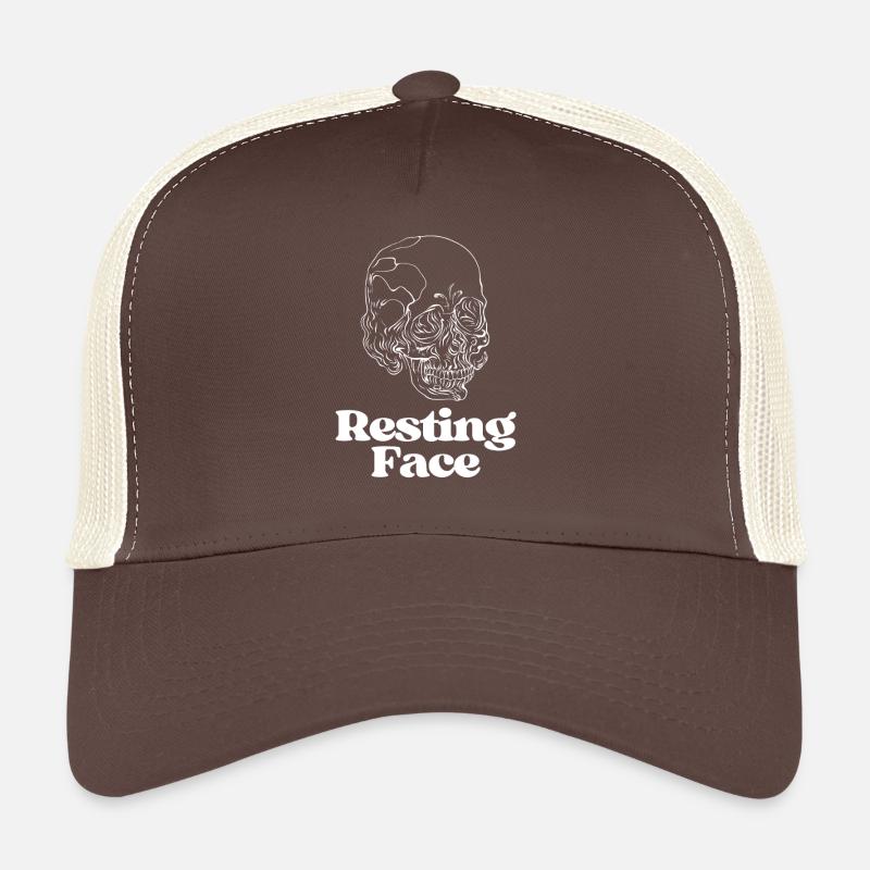 Resting Face Trucker Cap