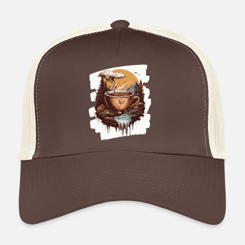 Coffee Coffee Coffee Lovers Trucker Cap