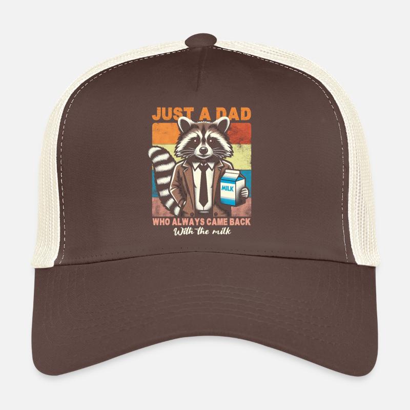 Nur ein Vater, der immer mit der Milch zurückkam Trucker Cap