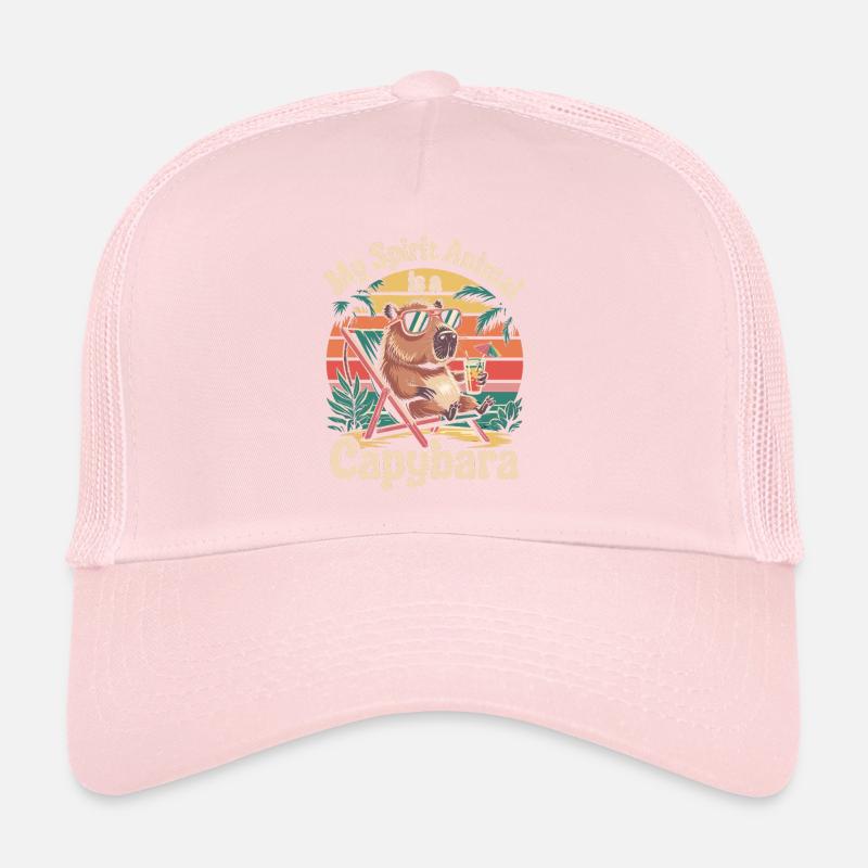 Drôle Capybara Chemise Desing Casquette trucker 