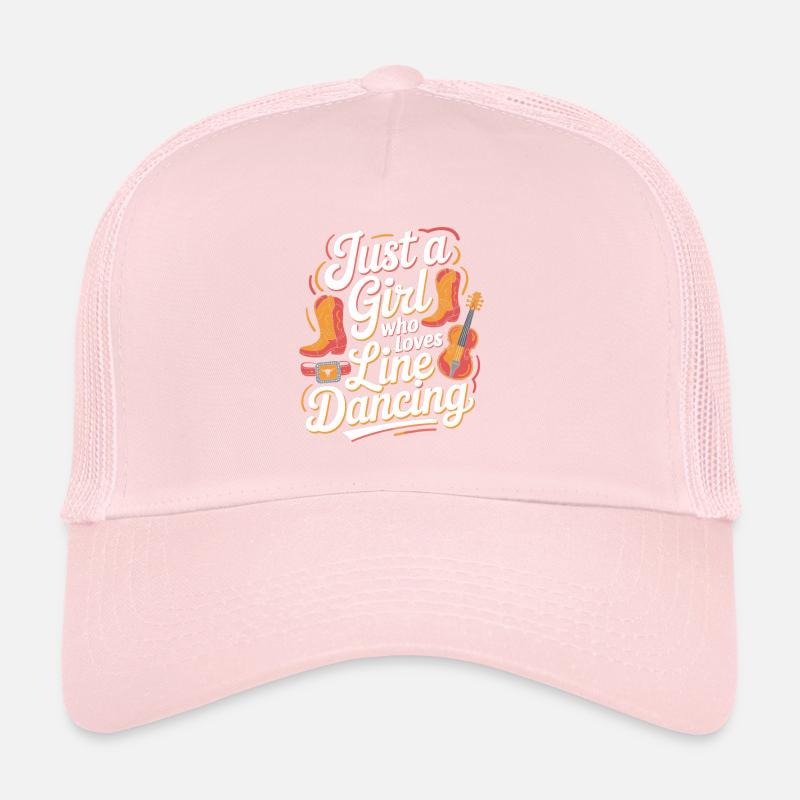 Juste une fille qui aime la danse en ligne Casquette trucker 