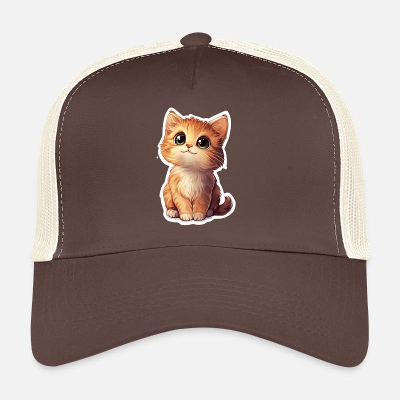 Chaton mignon Casquette trucker 