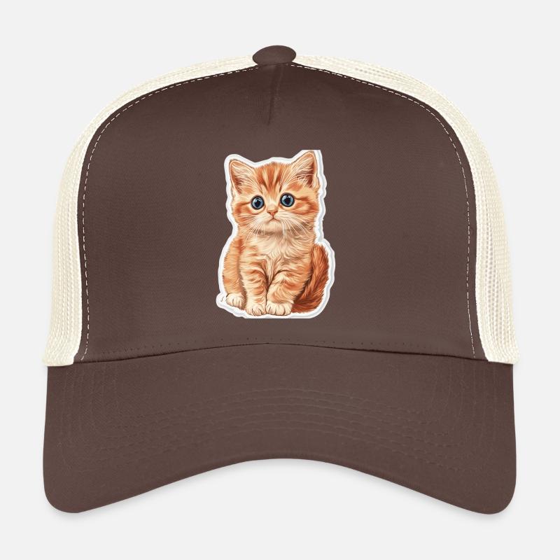 Chaton mignon Casquette trucker 