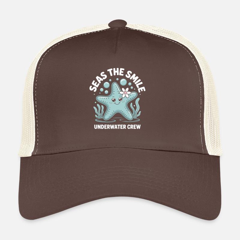 Süßes Seestern Design Trucker Cap
