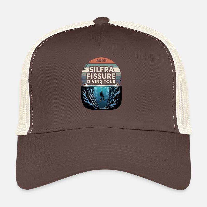 Plongée à Silfra 2025 Casquette trucker 