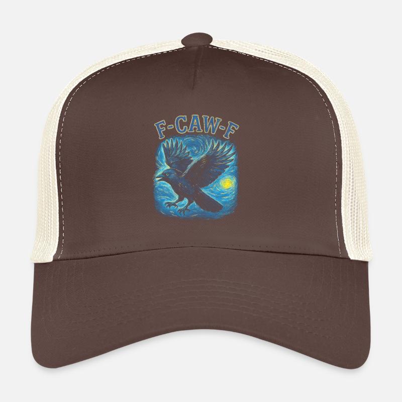 Fcawf Krähe Van Gogh - Trucker Cap - Braun/Beige