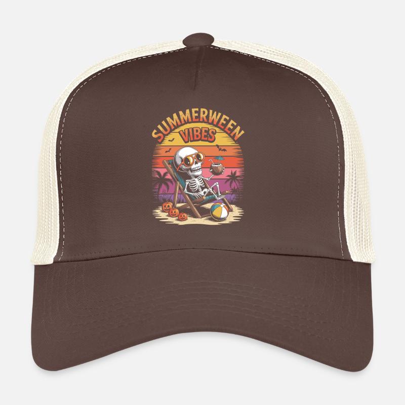 summerween vibes Halloween im Sommer Trucker Cap