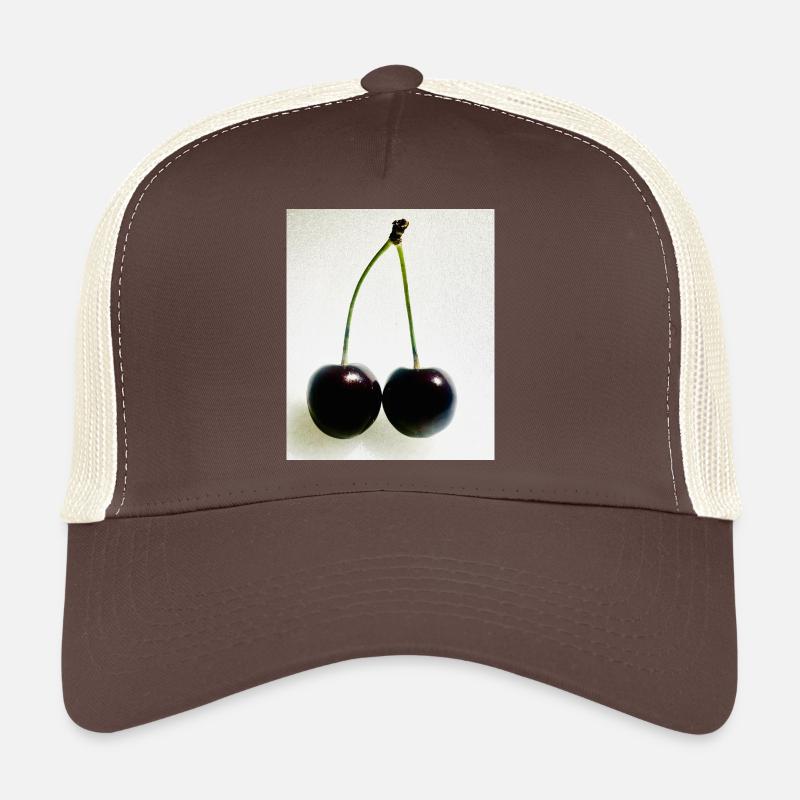 Cherry - Trucker Cap - brown/beige