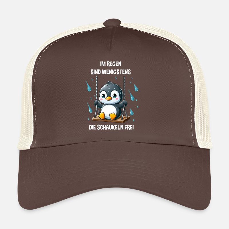 Balançoire pingouin introvertie mélancolique Casquette trucker 