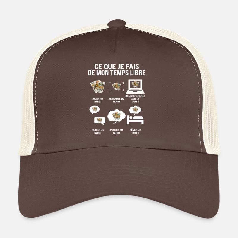 Ce que je fais de mon temps libre Passion Tarot Casquette trucker 