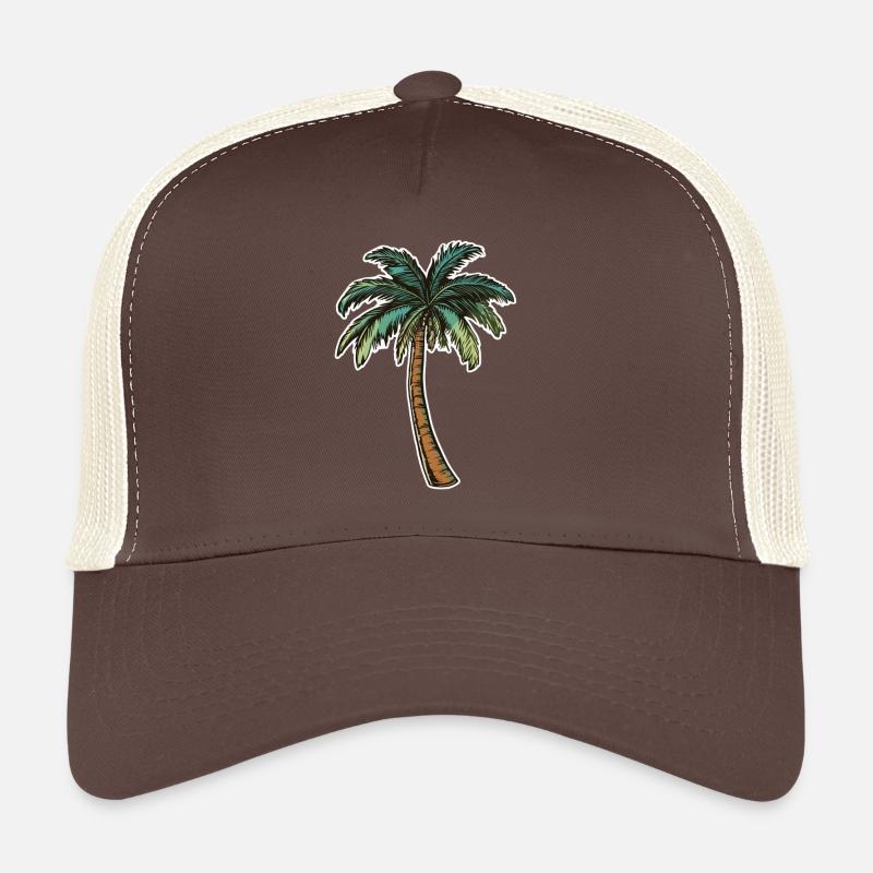 Palm tree Trucker Cap