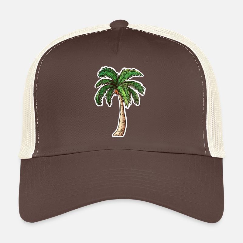 Palm tree Trucker Cap