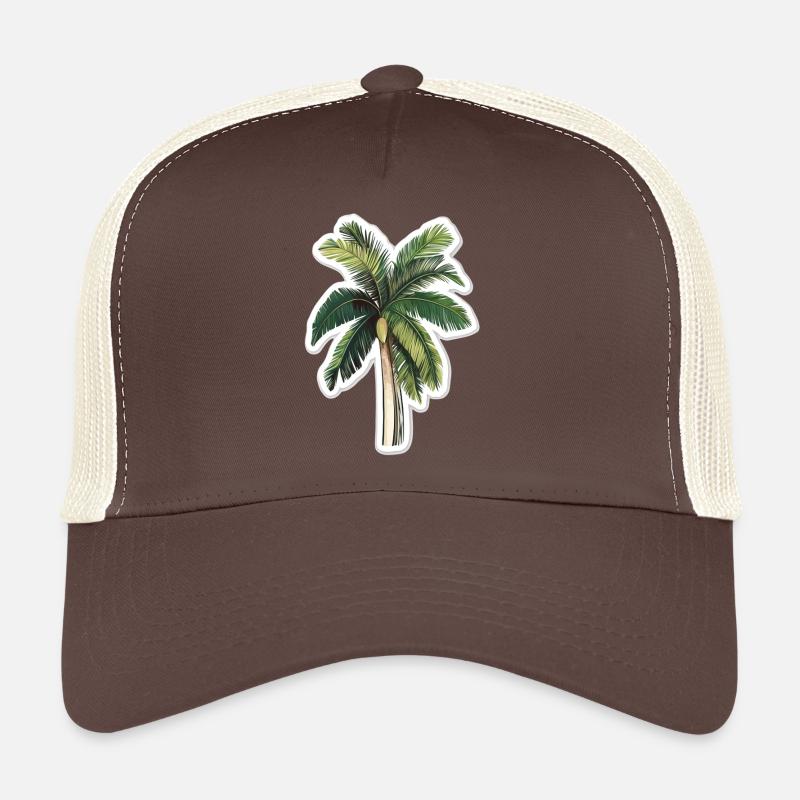 Palm tree Trucker Cap
