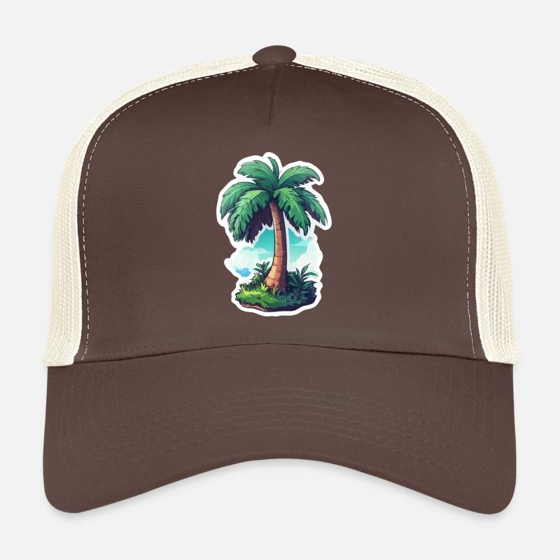 Palm tree Trucker Cap