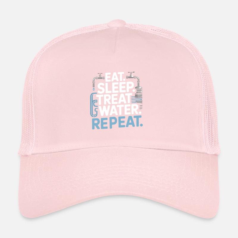 Drôle d'opérateur de traitement des eaux usées Casquette trucker 