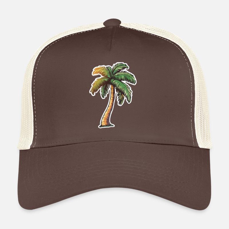Palm tree Trucker Cap