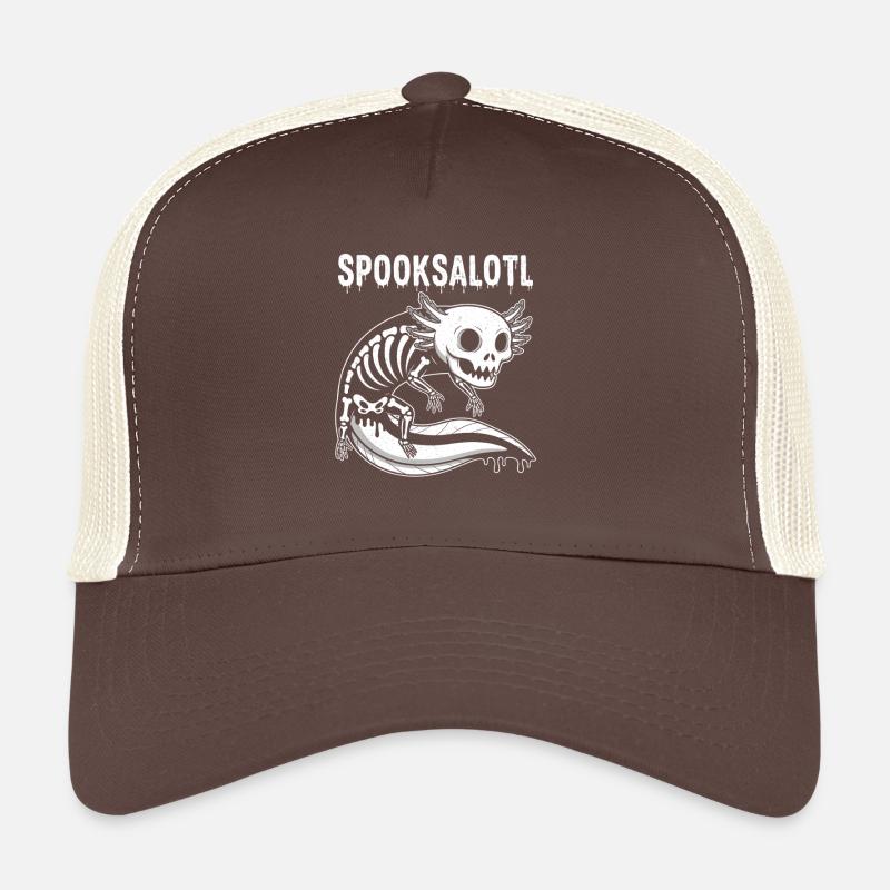 Haunted Skull on Skeletal Oath Trucker Cap