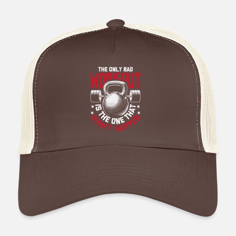 Motivierendes Kettlebell-Trainingsabzeichen Trucker Cap