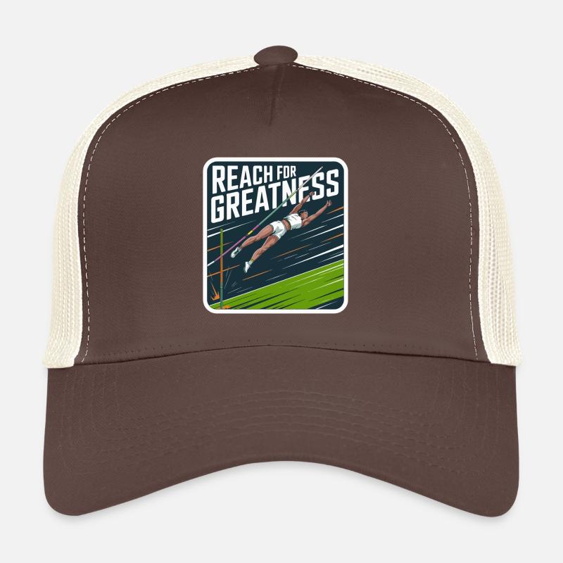 Reach for Greatness Athletic Design Trucker Cap