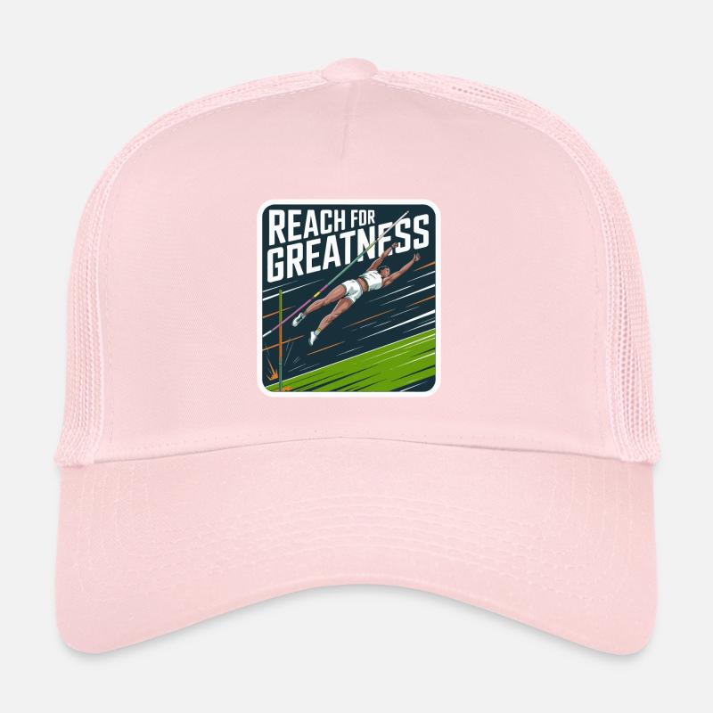 Reach for Greatness Athletic Design Trucker Cap