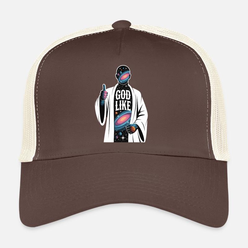 Conception galactique semblable à celle de Dieu Casquette trucker 
