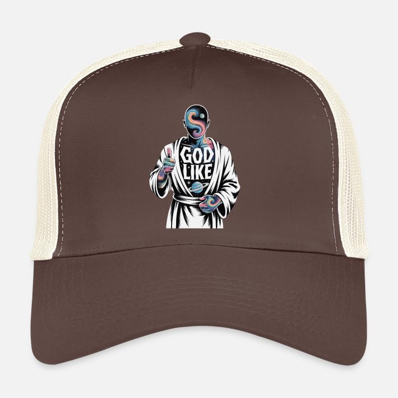 Conception galactique semblable à celle de Dieu Casquette trucker 