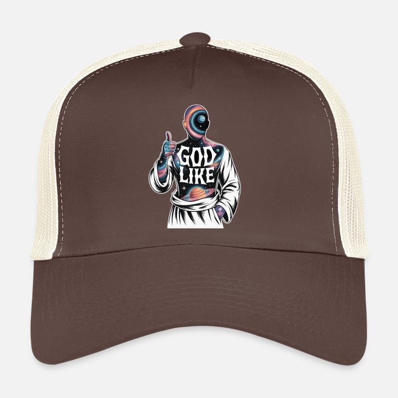 Conception galactique semblable à celle de Dieu Casquette trucker 