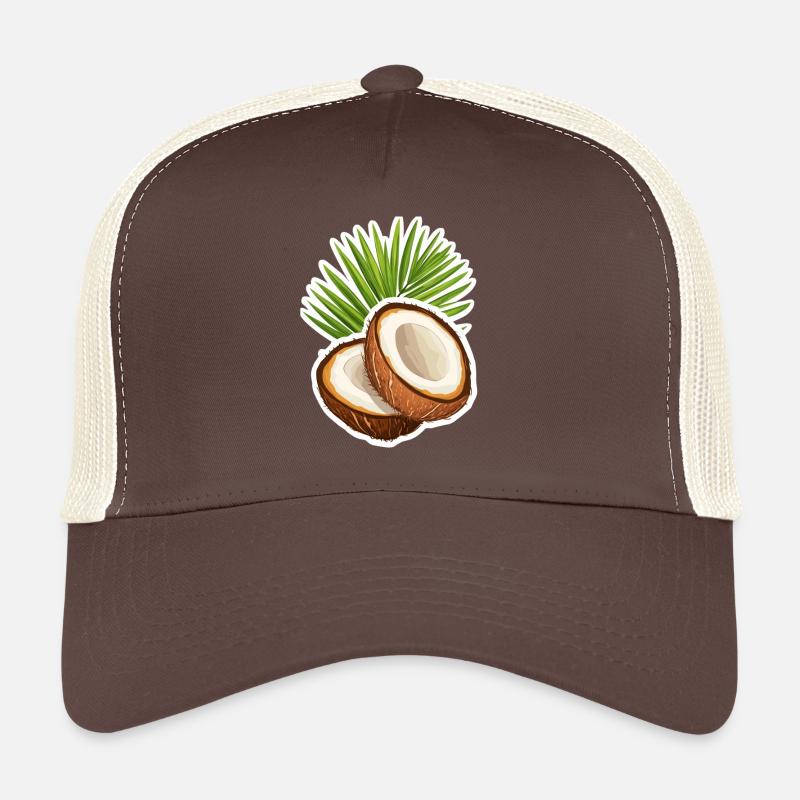 Kokosnuss Coconut Casquette trucker 