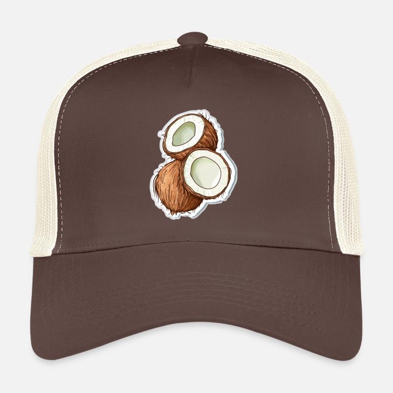 Kokosnuss Coconut Casquette trucker 