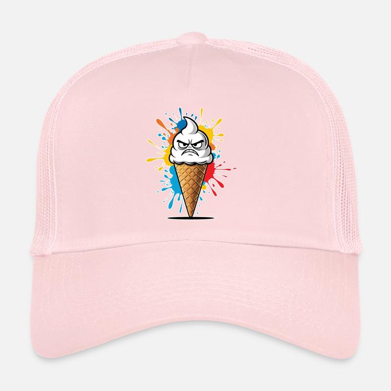 Motif expressif de glacier Casquette trucker 