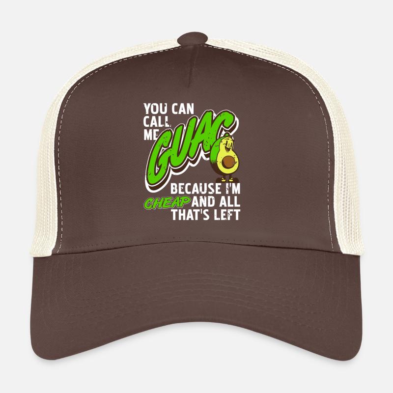 Appelez-moi Guac Drôle Avocat Pas Cher Meme Casquette trucker 