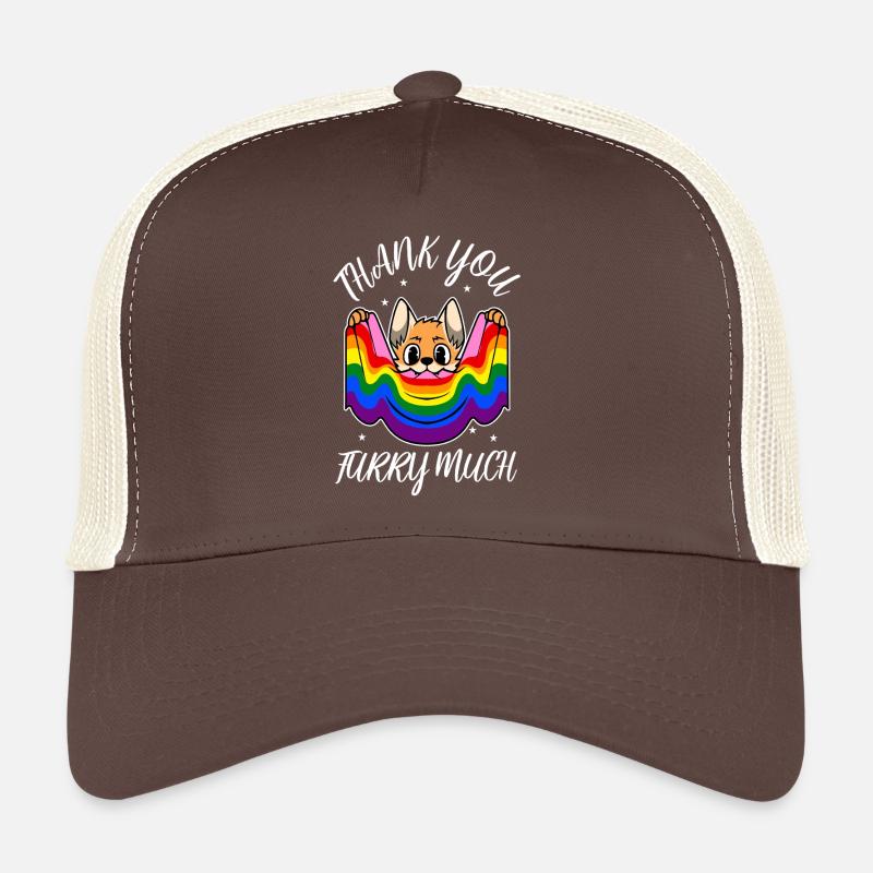 Merci beaucoup furry Casquette trucker 