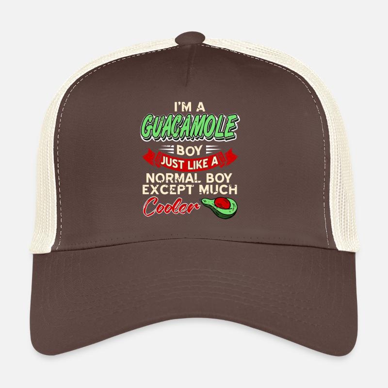 I'm A Guacamole Boy Cooler Than Normal Boys Trucker Cap
