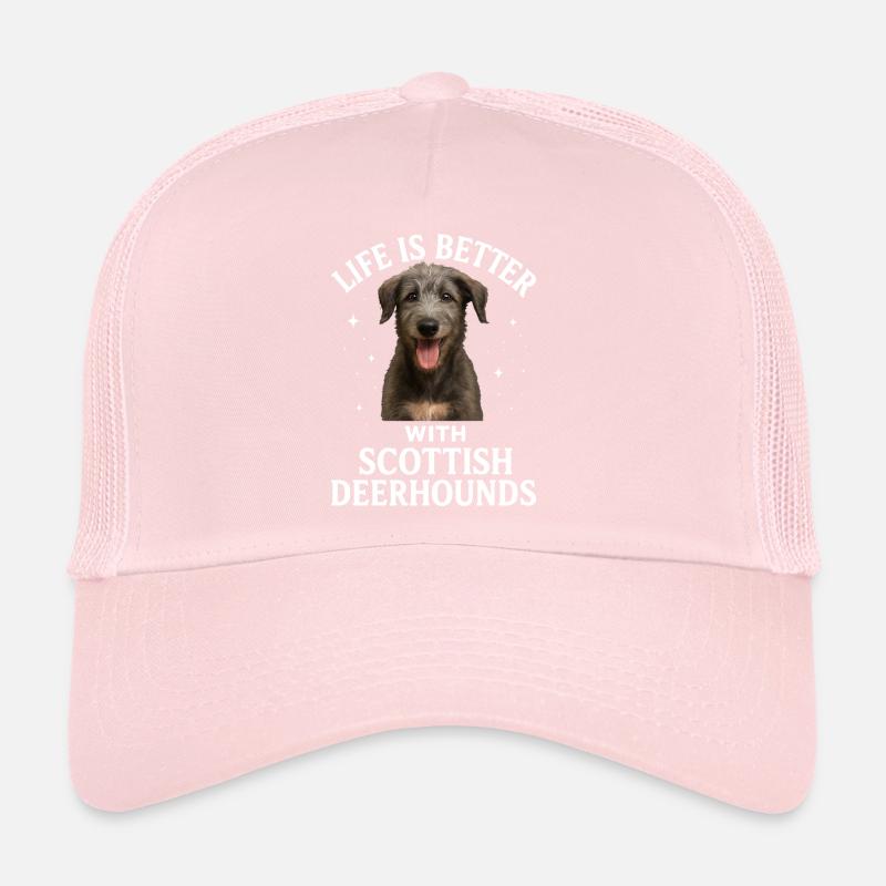 Scottish Deerhound Trucker Cap