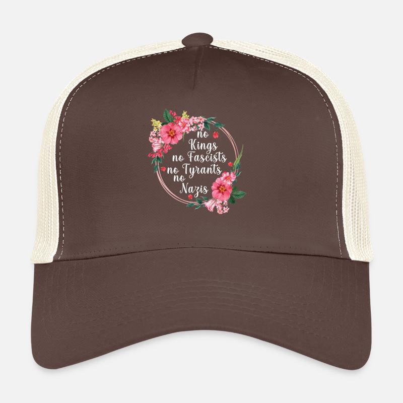 Pas de rois, pas de fascistes, pas de tyrans, pas de nazis Casquette trucker 