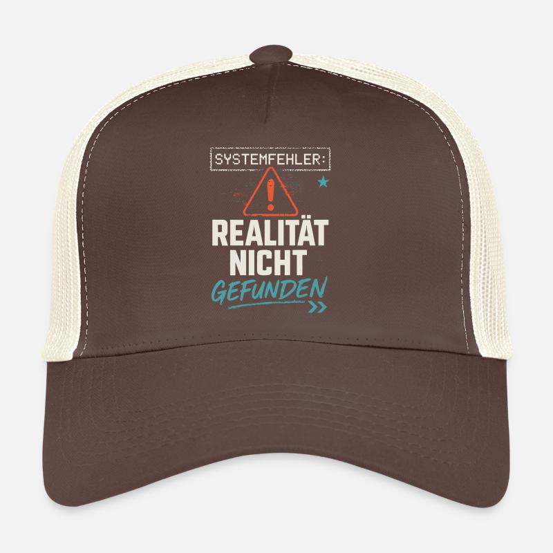 Erreur système - Réalité introuvable - Bureau disant Casquette trucker 